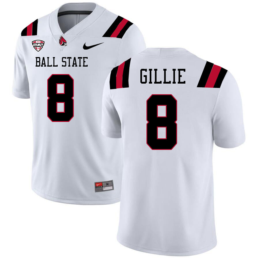 Malcolm Gillie Ball State Jersey,Ball State Cardinals #8 Malcolm Gillie Jersey Youth College-White